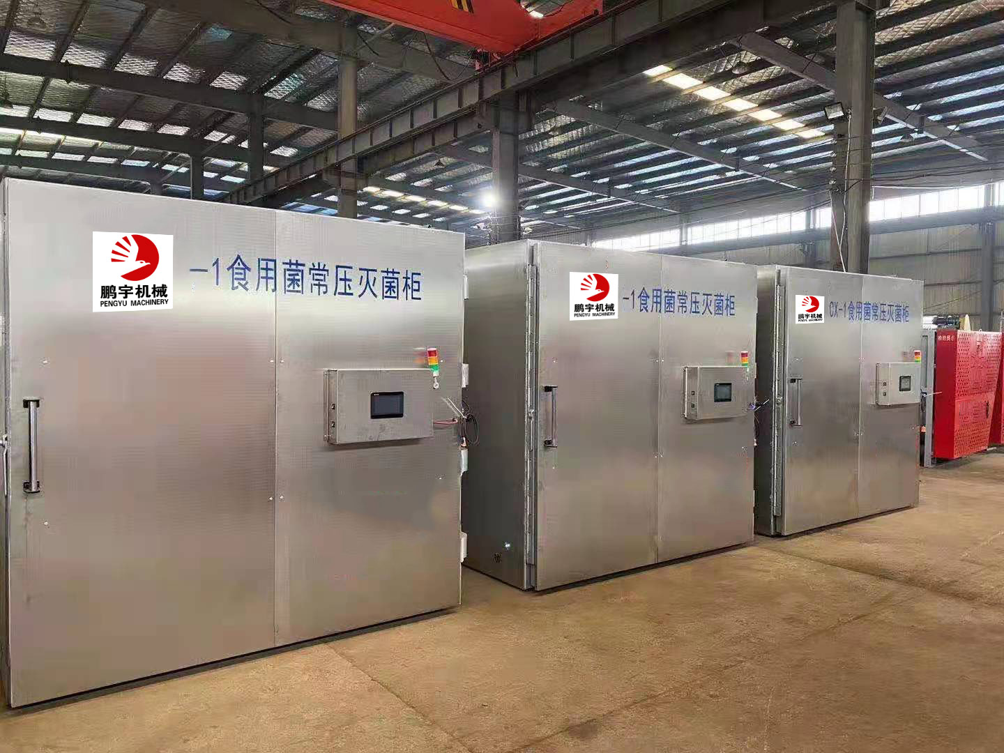 山东鹏宇常温常压灭菌柜 食用菌柜基地方形灭菌 （灭菌锅）